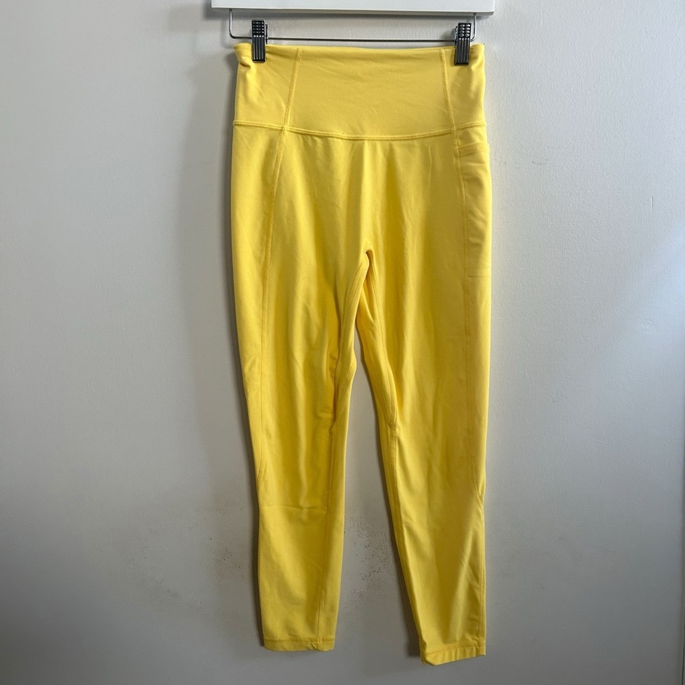 Sweaty‎ Betty yellow super soft 7/8 leggings small / 6